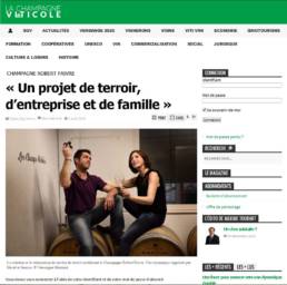 La champagne viticole