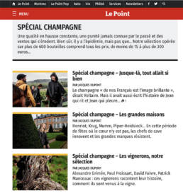 LE POINT : Article de Jacques DUPONT
